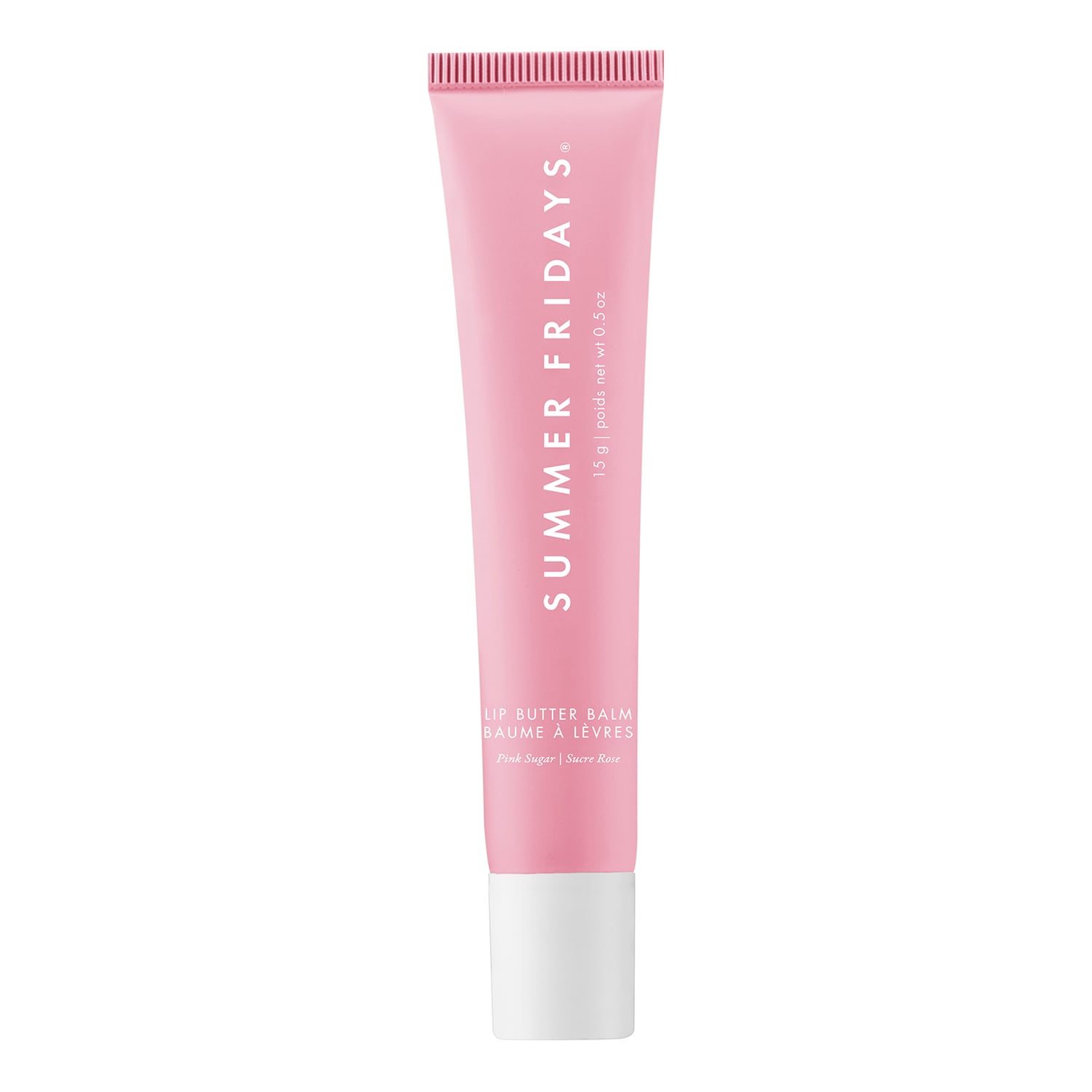 Summer Fridays - Baume À Lèvres Menthe Douce - Nawilżający I Nadający Połysk Balsam Do Ust - Lip Butter Balm Pink Sugar 15ml - Dla Kobiet